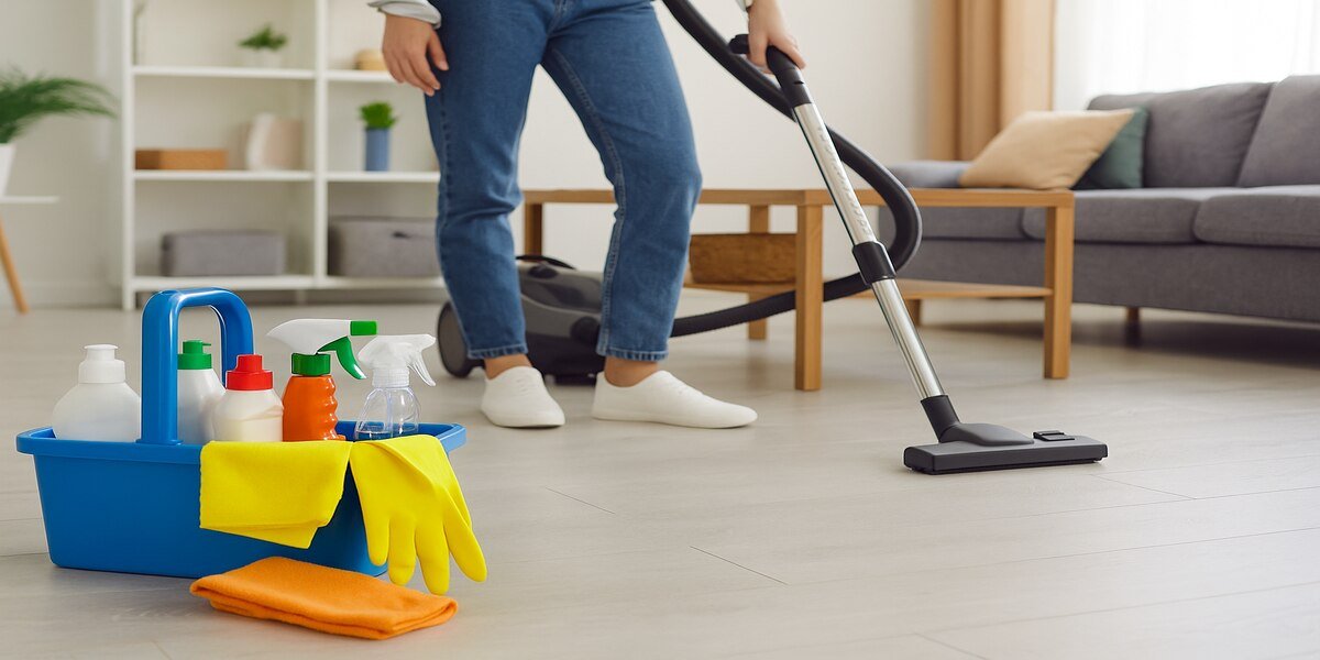 What is the most effective order for cleaning your home?