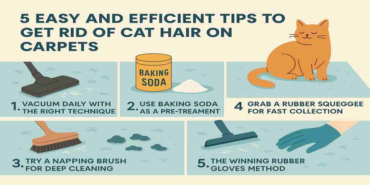 5 Easy and Efficient Tips to Get Rid of Cat Hair on Carpets