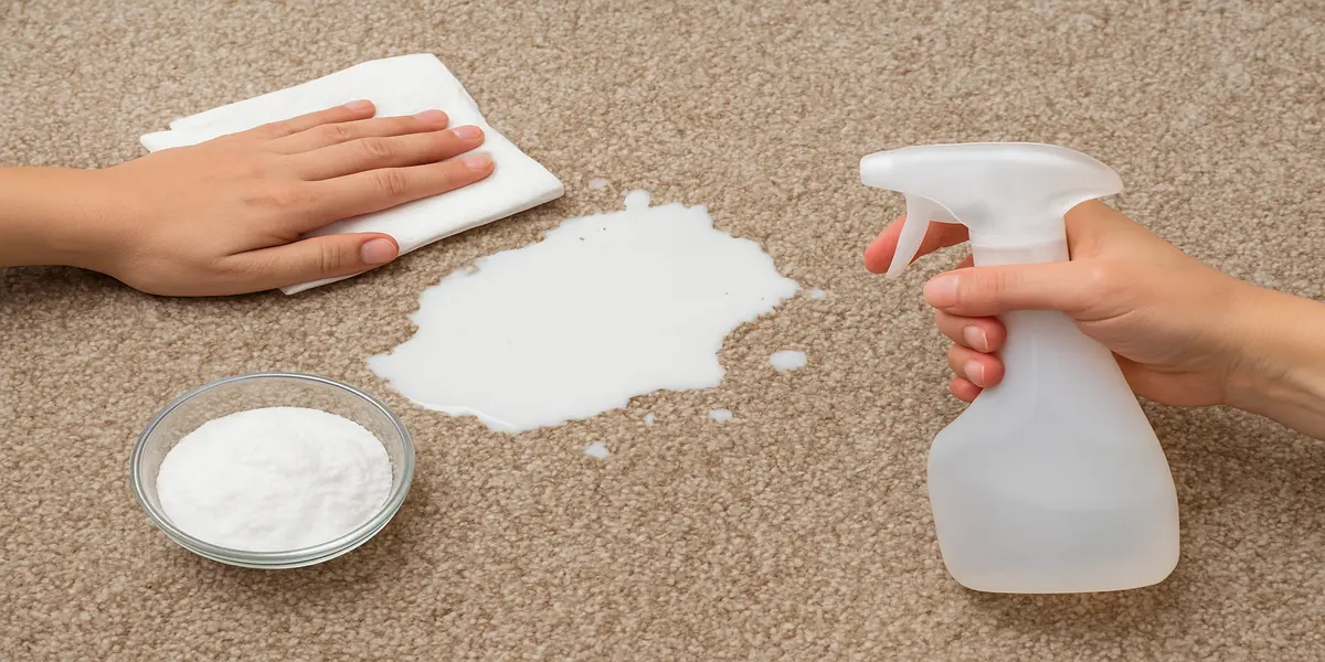 Hacks to Remove Milk Smell and Stains from Carpet?