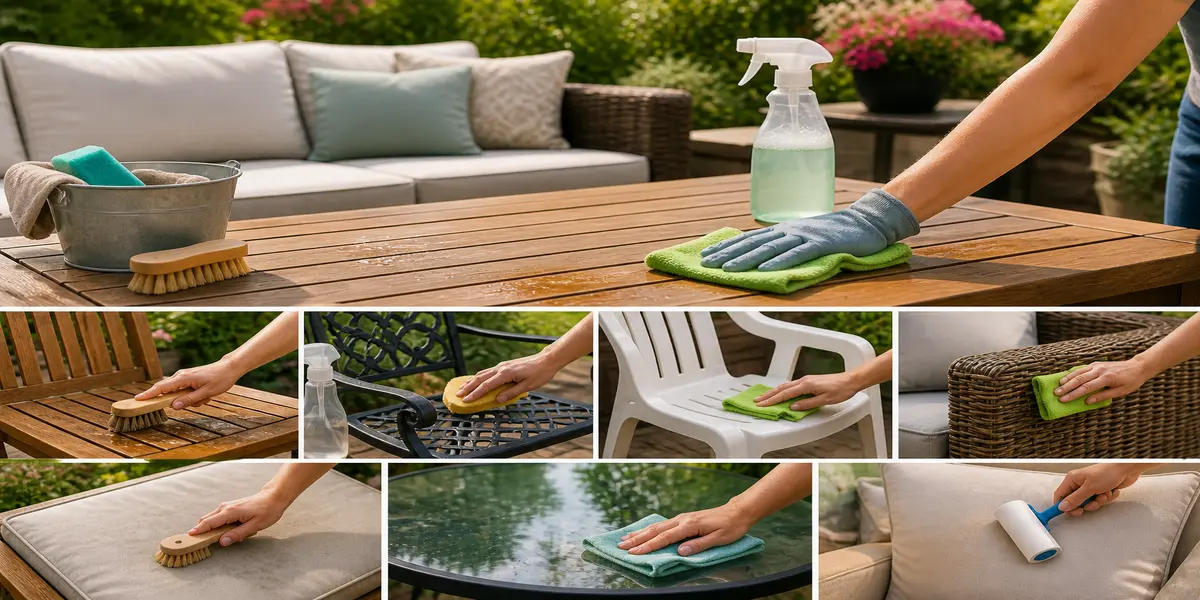 Simple Cleaning Tips for All Types of Patio Furniture